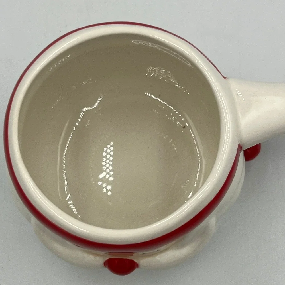 Target Santa Claus Coffee Mug White Excellent 2014 Holiday Figural